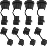 엘디알코스메틱 | LT Easiyl 8Pcs 블랙 라운드 스트레인 릴 부싱 전기 케이블 보호 코드 버클(4Pcs 6N-4 및 4Pcs 4N-4) 부시 그로멧 : 호두의 행복상점010