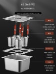 오케분식 | 스텐 해면기 사각 냄비 면탕기 면삶기 우동 채반 분식 온면기 건지기 : 딜라이트박스