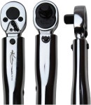 K Tool International 72100 래칭 클릭 토크 렌치 용량 20~200인치 시계 방향으로 작동 정확도 4% 도달 시 청각적 컴팩트한 11인치 길이...