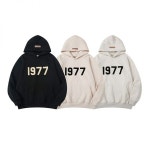 해외 직판 도매 에센셜즈 시즌8 1977 알파벳 플로키 프린트 하이스트리트 남녀 핏 루즈핏 1977년식 검정색 바지 : 썸앤제이1