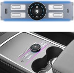 바로고강북삼양센터 | LBW 인텔리전트 센터 컨트롤 확장 도크 스테이션 Tesla Model Y/Model 3(2021~2024) LCD 물리 버튼 노브 다기능 바로 가기 키 Mutil USB...