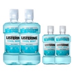 리스테린 쿨민트 마일드 가글 750ml X 2개 + 250ml X 2개 : 픽앤올데이