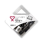 영문사인쇄소 | 바이하츠 스마일 실버 날크립 (중 2세트) 문서 클립 서류철 집게 날클립 심 제철 고정 : 모두 도매