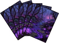 모노랜드스케이프디자인 | 카드 슬리브 포 (MTG) - 풀 아트 랜드 100 MTG 로윈 프리미엄 매트 5 컬러 랜드스케이프 (블랙) White : 모노비365