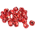 uxcell 징글 벨, 1/2인치 24개 탄소강 공예 DIY 크리스마스용, 빨강 DH5229109 Red : 앤옴브레