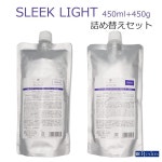 Rusion세트 DEMI 데미 플로디아 샴푸 스리크라이트 리필 450ml & 트리트먼트 리필 450g 리필 리뉴얼판 FLOWDIA SLEEK LIGHTB...