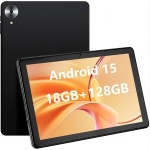 안드로이드 태블릿, 10.1인치 15 18(6+12)GB RAM, 128GB ROM, 1280x800 인셀 HD 터치스크린, 6000mAh 배터리, 블루투스, 듀얼 카메라, G...