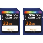 먼트 32GB 2팩 풀사이즈 SD SDHC 카드 카메라와 호환 풀 HD 영상 PC UHSI U1 V10 클래스 10 읽기 속도 최대 97MB초 쓰기 25MB초 : 엘렌트...
