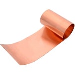 11186073 연통 알루미늄테이프 은박지 工芸金属 Sheet Metal Brass Foil Pure Copper Tape Sheets for Crafting T2 1m Str...