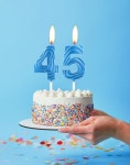 아이닝거 블루 넘버 위한 용품 기념 30번째 생일 장식 케이크 축하 캔들 디자인 3D 파티를 토퍼 30 결혼 사파이어 Blue 30 : 온더월즈윤