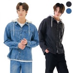 체이스컬트 HOOD 탈부착 데님 SHIRT/2Color : 팔리복스33