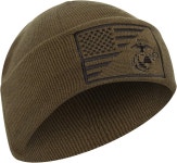 (주)로스코파인푸드 | 미국 국기가 달린 로스코 USMC 이글 글로브 앵커 워치 캡 – 파인 니트 겨울 모자 : 베베드수본