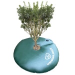 USHIGHLIGHT 1팩 트리 워터링 링 20갤런 슬로우 릴리스 최대 직경 6인치 깊은 뿌리 PVC 소재에 맞습니다 Tree Watering Ring 1...