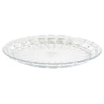 아이제이IJ 컷 디자인 플레이트 접시 샐러드 접시·소접시 투명 클리어 직경 20cm 식기세척기 사용 가능 내열 100도, 평생 깨지지 않는 책...