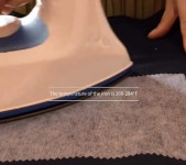 언 온 인터페이싱 부직포 경량 시글 사이드 퓨즈 안정기 DIY 화이트 39.37 x3.28 야드 39.37 x3.28 Yards : 아마고