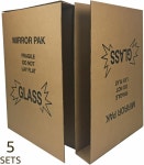 최대 30인치 x40인치 사진을 위한 UBOXES 미러 및 픽처 박스 5개 : 브라이트피오르 글로벌 24