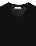 일꼬르소 램스울 코지 브이넥 니트 블랙 IESW5F001BK : 일꼬르소