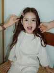 키즈맘창고형아동복맘스아동복구 | 해피버스 아동 키즈 여름 썸머 쁘띠 블룸 7부 실내복 내의 내복 상하세트 상하복 핑크 : 맘스아동복 하남점