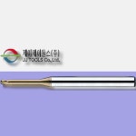 초경 2날 TiSiN 리브 볼 엔드밀 4R 30mm 12mm 100mm 8Ø 1EA : 하사슈2