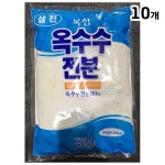 (주)삼진식자재유통 | 삼진 옥수수전분 1KG X10 옥수수전분 옥수수가루 옥수수분 가루 식자재 : 텐텐유통