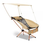 TEANTECH Rocking Chair with Sunshade Canopy for Outdoor,Lightweight and Portable Folding Camping Cha : 달빛아틀리에