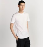 디올티셔츠 아이콘 레귤러 핏 화이트 씨 아일랜드 코튼 413J650C0862_C080 : 이레닛
