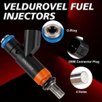 VELDUROVEL 연료 인젝터 05037479AA FJ732 4홀 2009-2017 Ram 2500 5.7L 2009-2018 1500 2010-2016 2018 Dodge : 민아호