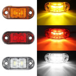 화물차차폭등 사이드등 10개 12V 24V 트럭 경고등 3 LED 라이트 타원형 클리어런스 트레일러 사이드 마커 램프 : 행운몰3호점