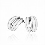 11786070 피어싱 액세서리 Jewelry A Pair of Environmentally Friendly Platinum Fashion Geometric Earrings/A : 육육코퍼레이션