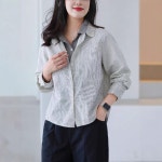 여성용 롱 가을 캐주얼 루즈핏 셔츠 칼라 슬림핏 스포M3 : 스포마켓365-G1