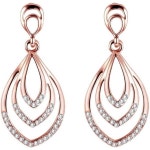 11785715 피어싱 액세서리 Jewelry A Pair of Women Small and Exquisite Environmental Protection Rose Gold D : 육육코퍼레이션