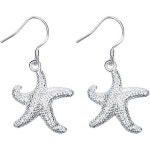 11786270 피어싱 액세서리 Jewelry A Pair of Small and Exquisite Whole Starfish Earrings Earrings/스테인레스/Ant : 육육코퍼레이션