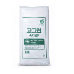 고그린 속지 막지 백색 5호 40x50cm 200매 손잡이 비닐 쓰레기 봉투 약20L : 해피해피
