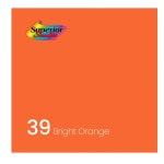 CC 촬영 스튜디오 배경지 27 x 11m 39 Bright Orange 컬러배경지 : 추천템마켓