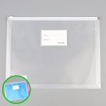 MF04 클리어화일 투명 2중 A4 파일 서류 문서 리필가능 L자파일 L홀더 악보화일 : 천경사상회
