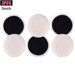 뷰티37.5ºC | 37/20/5/3Pcs/자동차 바디 뷰티 왁싱용 울 연마 디스크 패드 (3인치) 3inch : 에르노