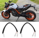 아타팩토리 | 두카티 KTM MV 아구스타 2021 890 섀시와 호환되는 YINETTECH 2pcs 미니 LED 표시등 어댑터 케이블 플러그 : 팩토리비즈