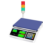 경효정밀급식소 | 디지털 잔반 계량 저울 급식소 삼색 경보등 정밀 중량 측정기 30kg 0.1g : 진아상사404