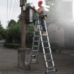 아워홈오설록티팩토리제주점 | DLNTXFDG 사다리 망원 시공 단계 텔레스코핑 확장 아워도어 홈 로프트 하중 330Lbs 220만+220만/7.2Ft+7.2 : 헬로젠팩토리