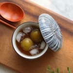 일식 자무시 블루센 소바컵 푸딩계란찜 도자기 전자레인지 뚜껑세트 UU 재팬-465 : 오메가키친