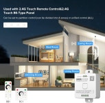 RC 터치 패널/RB RF 리모컨/APP 컨트롤 DC5V24V와 함께 작동하는 FCOB IC LED 스트립을 위한 SEZO SP636E 단색 음악 블루투스 SPI...