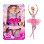 바비 Barbie 반짝반짝 히카루 발레리나 키세카에 인형 라이트 기능 핑크 HLC25 : 슬로 스토어