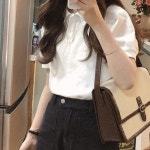 루즈핏 여성 pk 티셔츠 데일리 여성 카라 반팔 피케이 셔츠 : 씨앤피종합물류