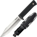 콜드 스틸 SRK 6인치 CPM 3V 클립 포인트 면도날-샤프 블레이드 4.75인치 크레이-엑스 내구성 핸들 전술 고정 나이프(시큐어-엑스 시스 포함)...
