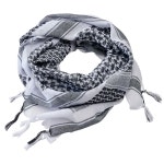 Brandit Shemag 스카프 White / Black,One Si : 트레이드korea