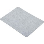 수염고래언덕패티 | 펠트 데스크매트 키보드 와이드 패티킬 23 5x20cm 마우스 패드... 소프트 데스크패드 라이팅 매트 오피스 홈용 라이트그레이 : 투명한 고래수염
