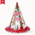 다해피데이(dahappyday) | 해피파티 고깔모자 생일파티 해피데이 (레드) 꼬깔모자 : 나랑다랑해