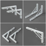 다철물 | 철물자재 벽고정 접이식 선반대 2p 30cm 벽까치발 벽선반 벽걸이선반 벽받침대 : 마하샵물류