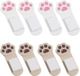 4PCS 카툰 캣츠 발 변기 손잡이 위생 뚜껑 덮개 터 욕실 액세서리용 블록 포함 : 테토스 유통