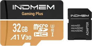 SD 카드 32GB 고속 성능(90MB/s 읽기 25MB/s 쓰기) DSLR 드론 액션 카메라 및 휴대용 장치와 호환 (1 +1 어댑터 ) : 프라임글로벌커머스